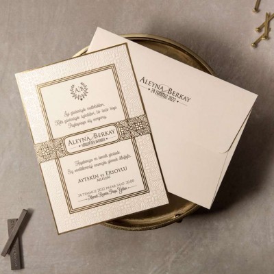 Wedding Davetiye 8380