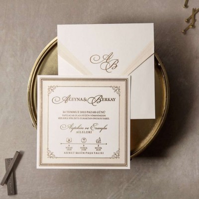 Wedding Davetiye 8382