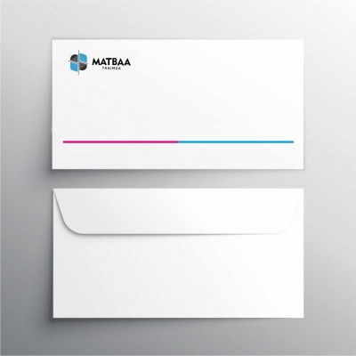 Diplomat Zarf İkirenk Logo Baskılı Penceresiz 10,5x24cm 500 Adet