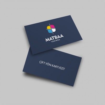 Kartvizit Çift Yön Mat veya Parlak Selefon 