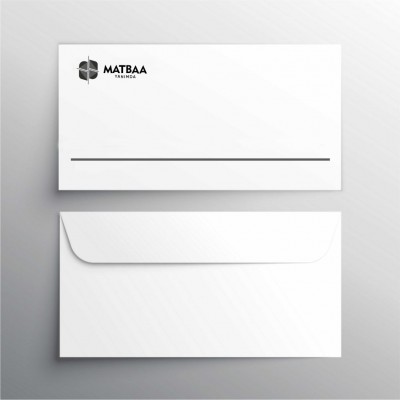 Diplomat Zarf Tekrenk Logo Baskılı Penceresiz 10,5x24cm 500 Adet